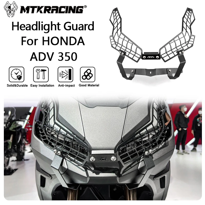 

MTKRACING защита для передних фар для HONDA ADV350 2022-2024 защита для передних фар сетчатый чехол для передних фар