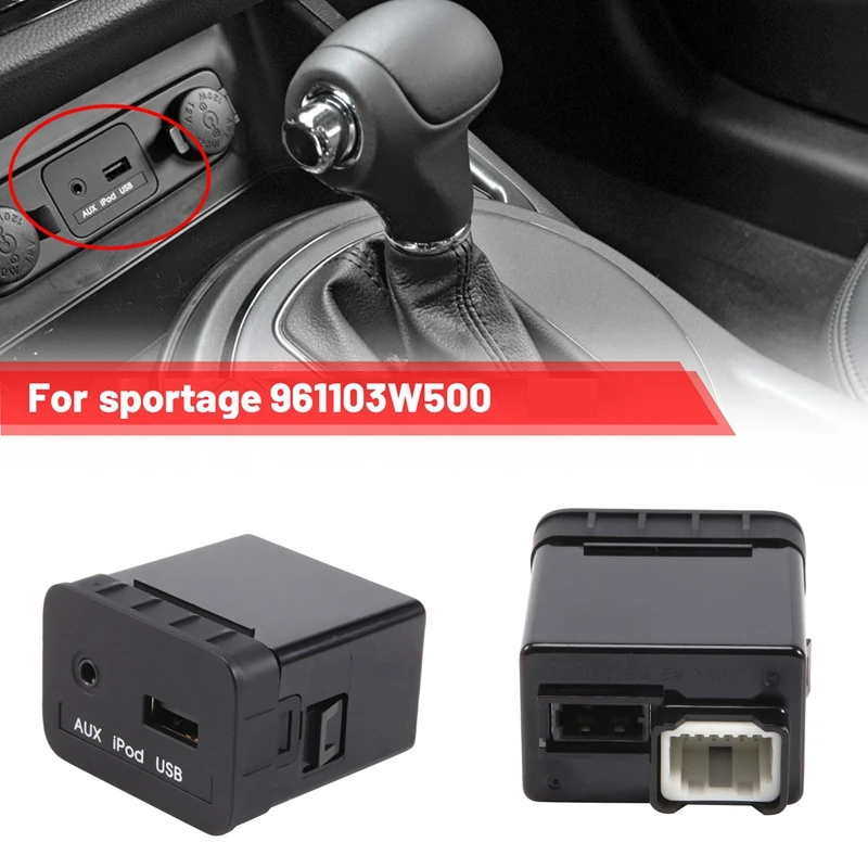 AUX USB Jack Assy For KIA Sportage R 2011-2013 Accessories USB Reader Ipod AUX Port 961103W500 96110-3W500