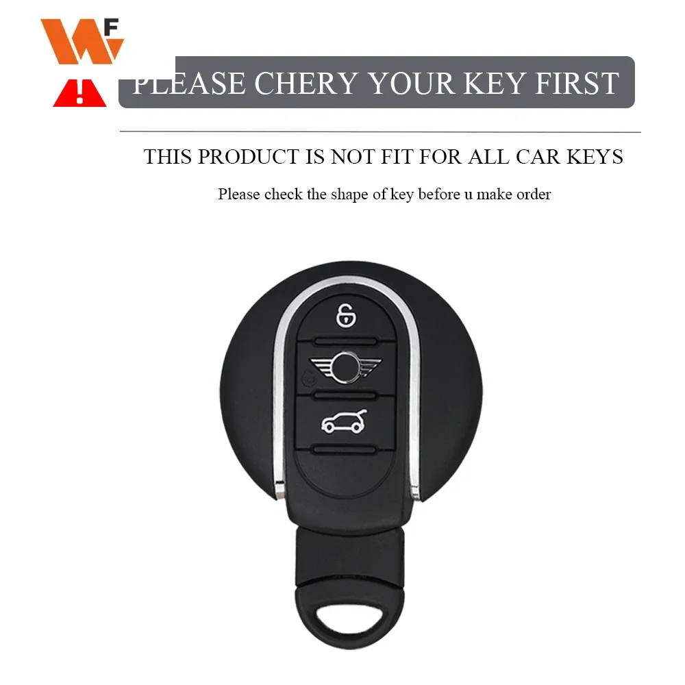 TPU Car Key Case Cover For BMW MINI COOPER S ONE JCW F54 F55 F56 F57 F60 CLUBMAN COUNTRYMAN Remote Fob Holder Shell Keychain