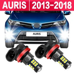 2X Car LED Fog Light Bulb For Toyota Auris 2013 2014 2015 2016 2017 2018 Accessories Automotive Front Fog Lamps Replacing