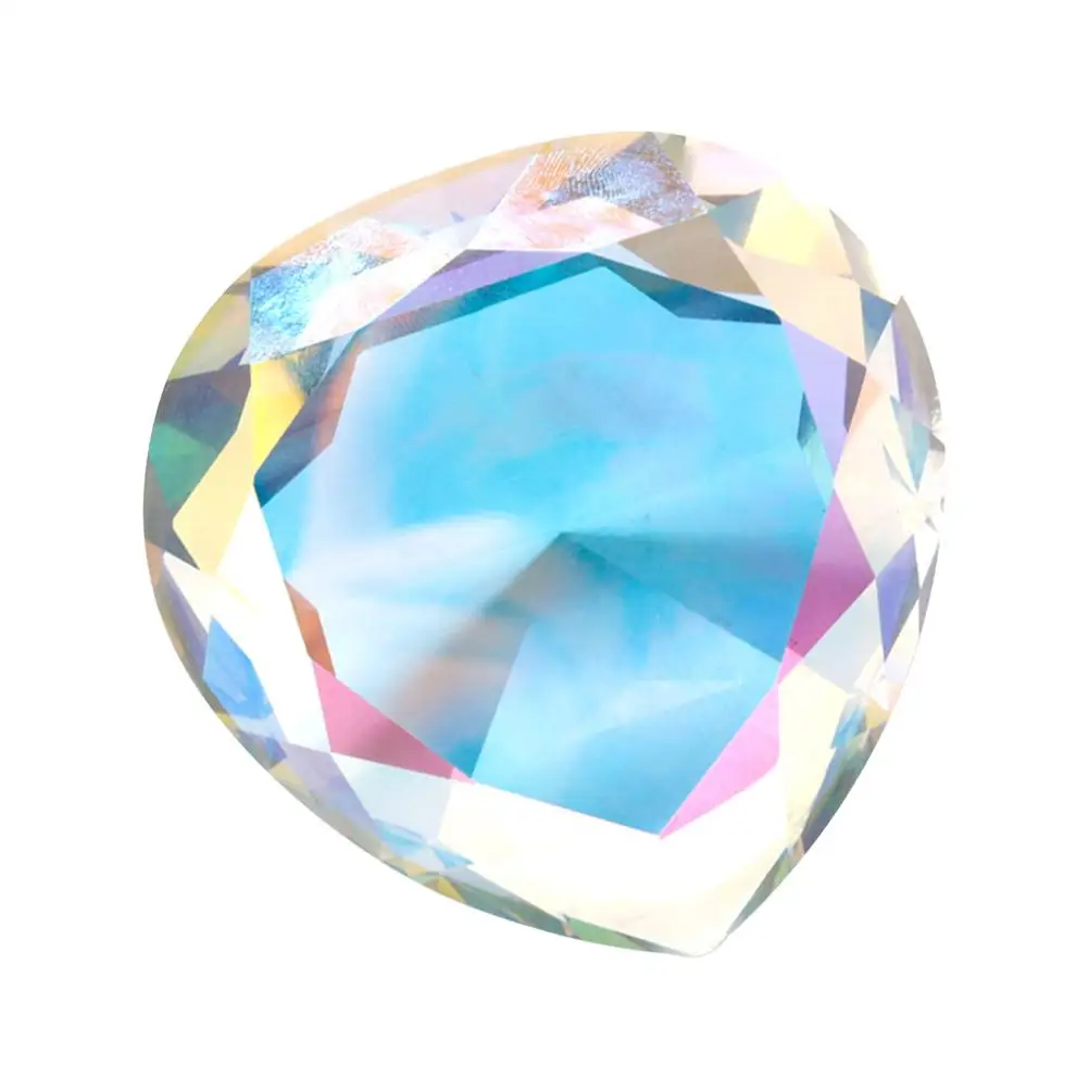 

Crystal K5 Hand-held Heart Decorations Transparent Gems for Nail Salon Photo Props Large Diamonds Suitable Decoration Home