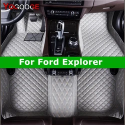 YOGOOGE Custom Car Floor Mats For Ford Explorer Auto Carpets Foot Coche Accessorie