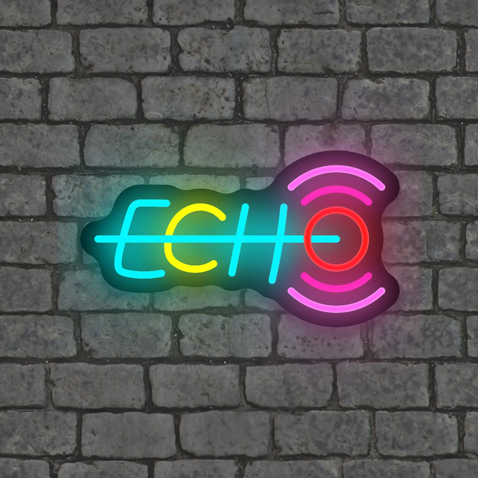 

ECHO Neon Sign LED Neon Light USB Powered for Bedroom Living Room Bar Game Room Party Wall Decor Gift for Family and Friends