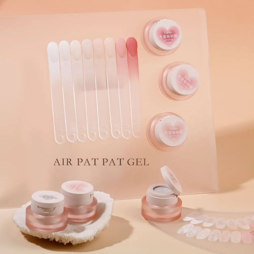 Kaniu 1 قطعة مسمار البولندية الغراء الوردي اللون مسمار الفن وسادة هوائية الربت الغراء عالية التشبع الجبس اللوحة الغراء DIY بها بنفسك صالون المنزل #6