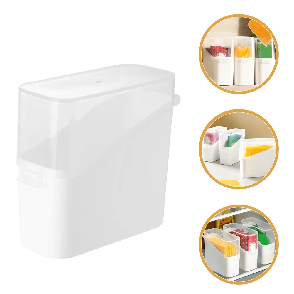 2 Pcs Cheese Storage Box It Bacon Container Fridge Containers Butter Holders Plastic Practical Boxes Lid Design Cases