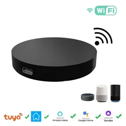 Tuya WiFi Smart IR Remote Control Smart Life Infrared Smart Home Control TV DVD AUD AC Remote Works With Alice Alexa Google home