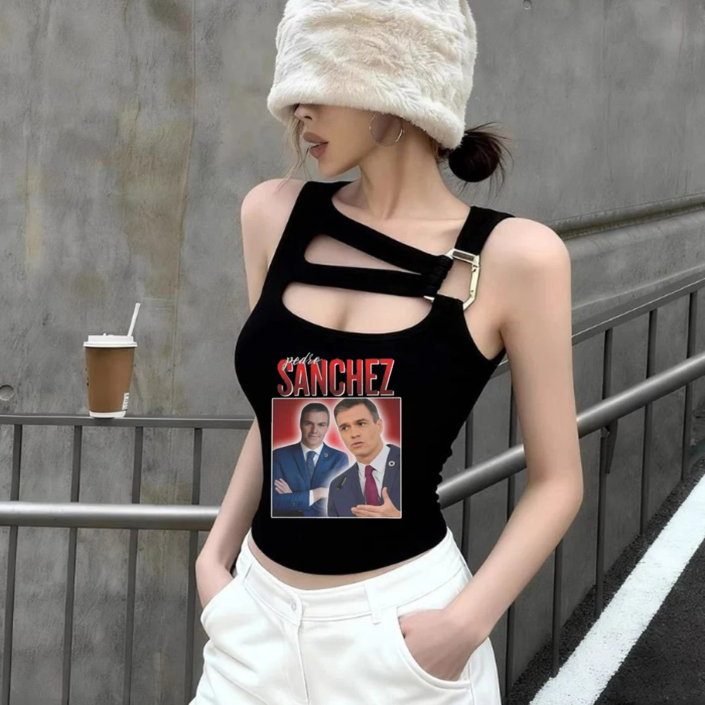 Pedro Sanchez crop top girl y2k cutecore cheap clearance sales manga shirt anime funny meme cute