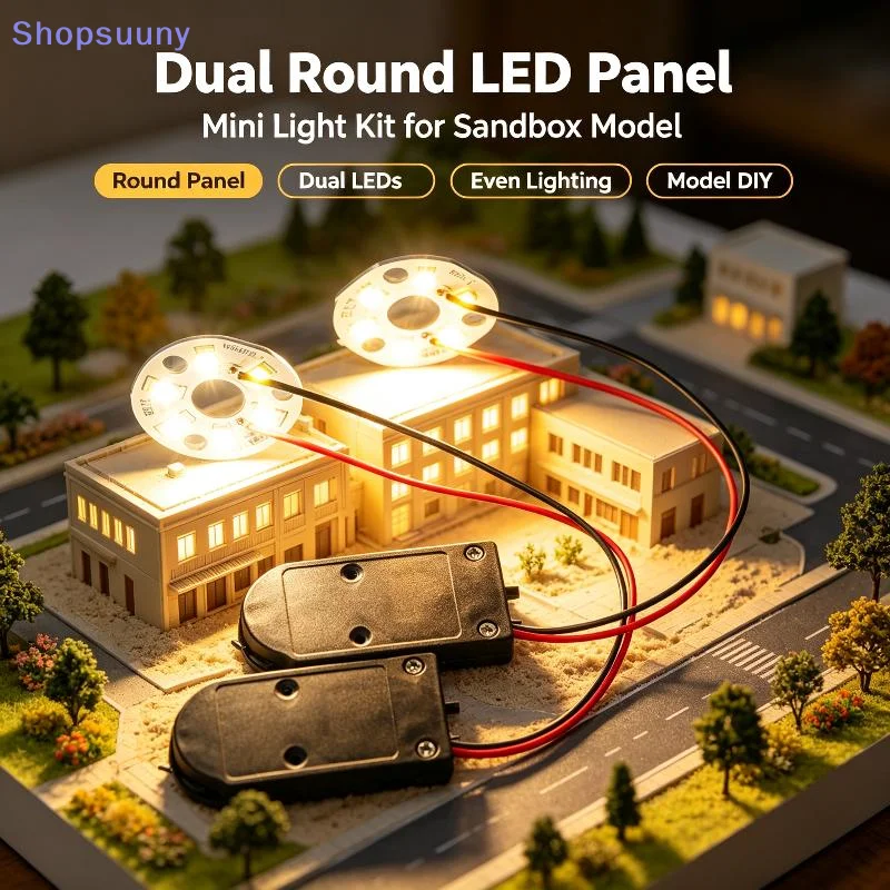 [SU]1Pcs Small Light Bulb/Battery Box Lamp Bead Luminous Material Accessory For DIY Model Making Scenery No Battery[SU]