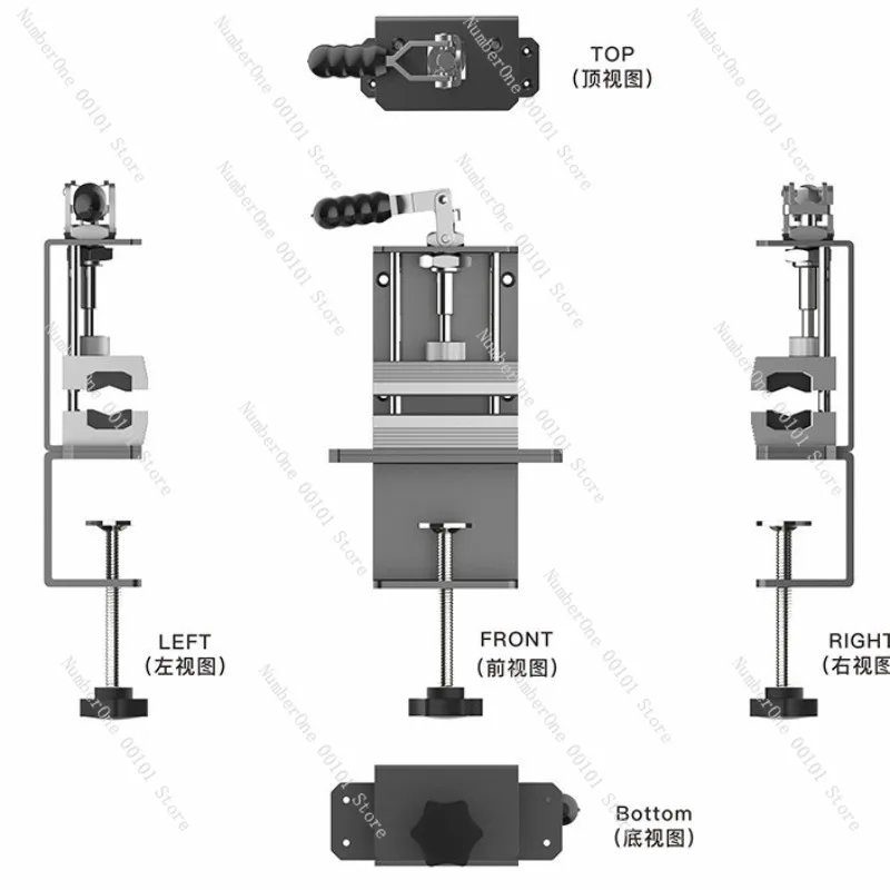 Golf Club Repair Tool Shaft Fixing Vise Metal Clamp Grip Removal Tool Golf Club Maintenance Equipment