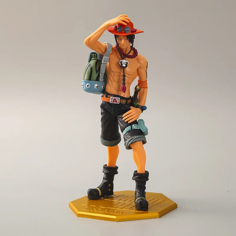 23cm Figure One Piece Dx10th Anniversary Fire Fist Escal D Ace Luffy Brother Toys Japan Anime Collectible Figurines Pvc Model ﻿