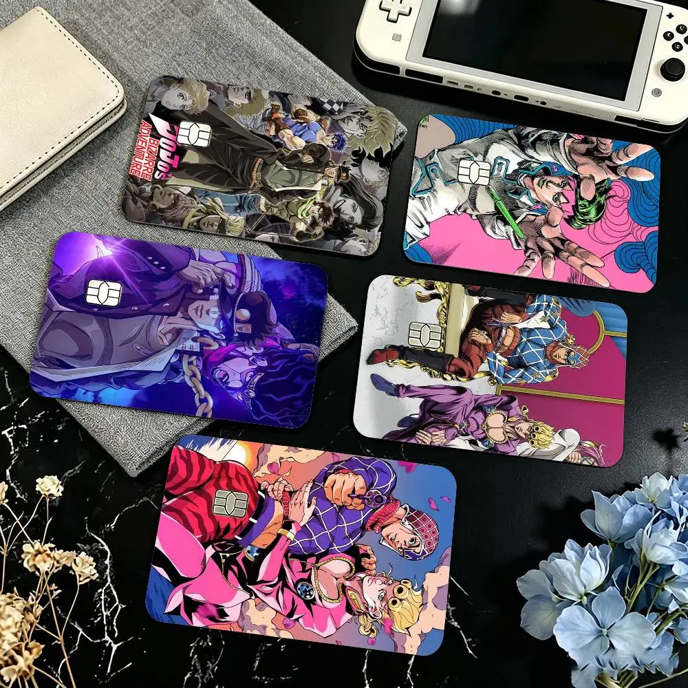 JoJo's Bizarre Adventure Credit Card HD Stickers Small Chip Waterproof Sticker Game Card Decal Gift