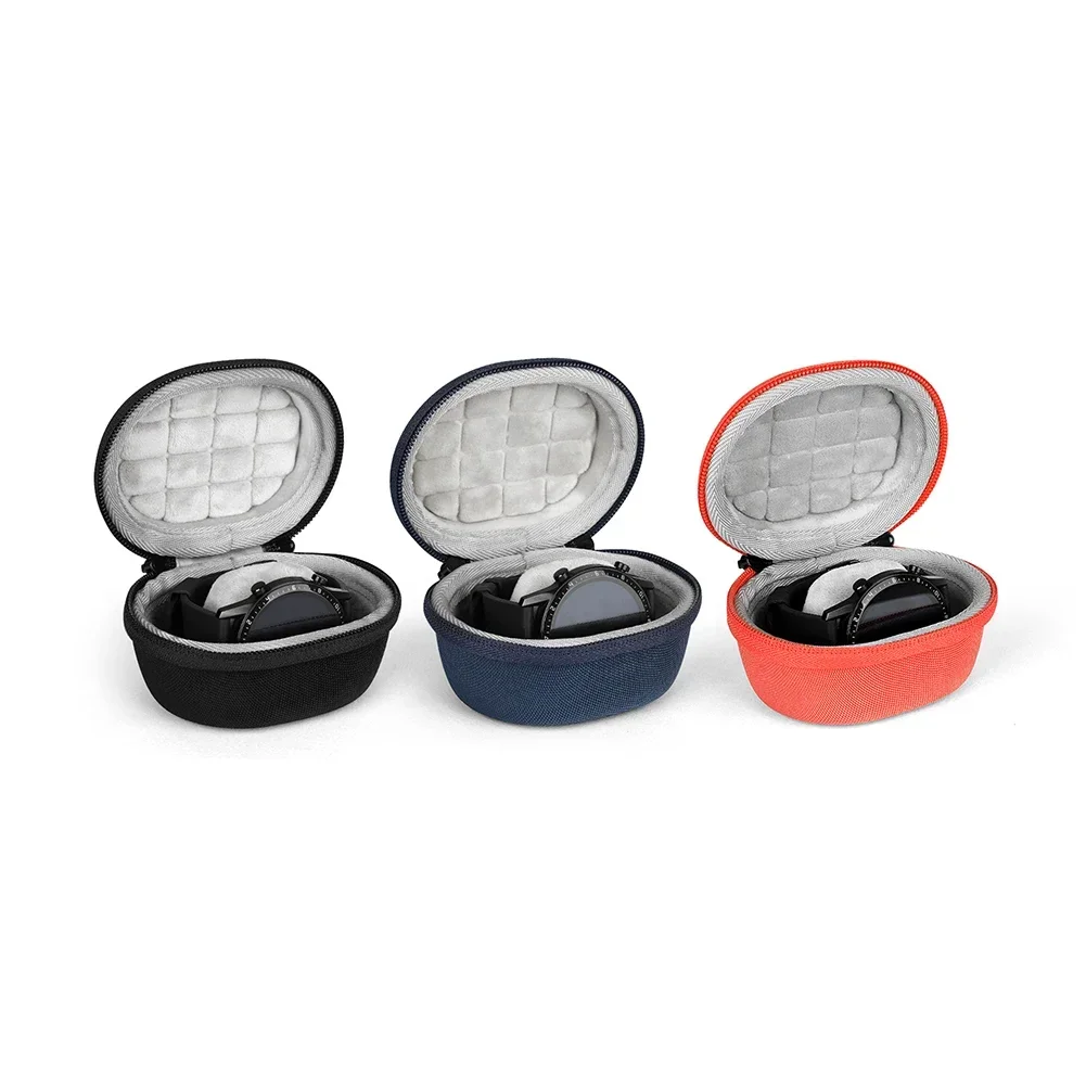 Portable EVA Single Watch Travel Case Watch Storage Organizer Box Watch Holder Waterproof for Smartwatches Zippered Container
