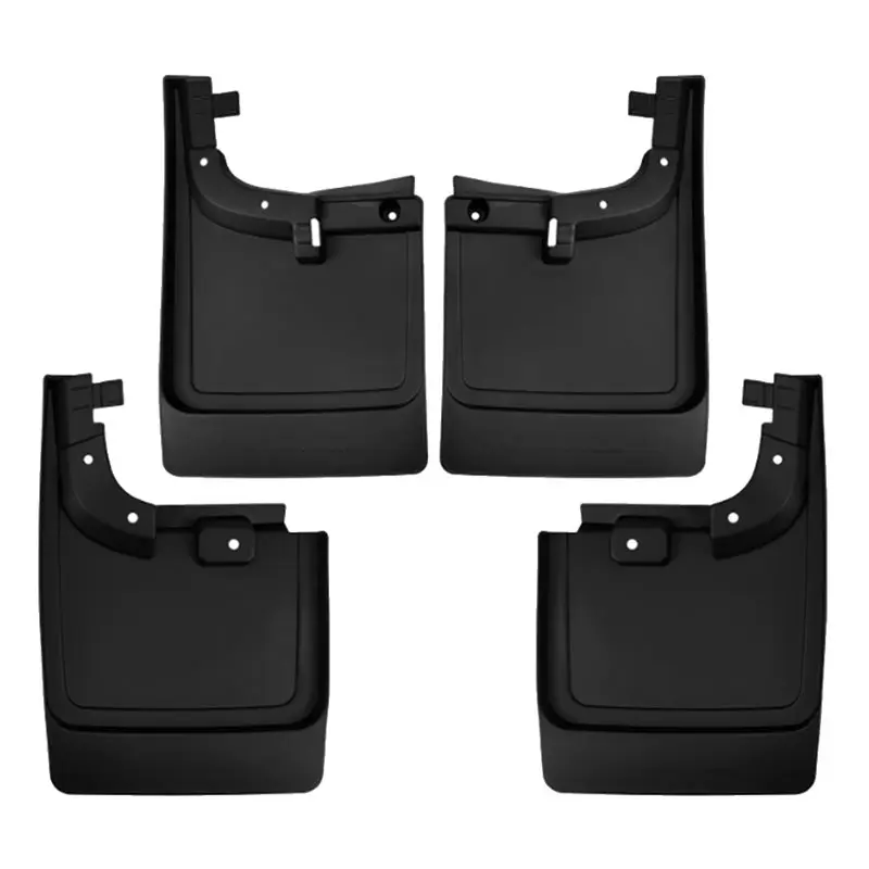 Front Rear Wheel Antisplash Mud Flap Mudguard Protector For Ford F-250 2017-2024 Without Wheel Eyebrow