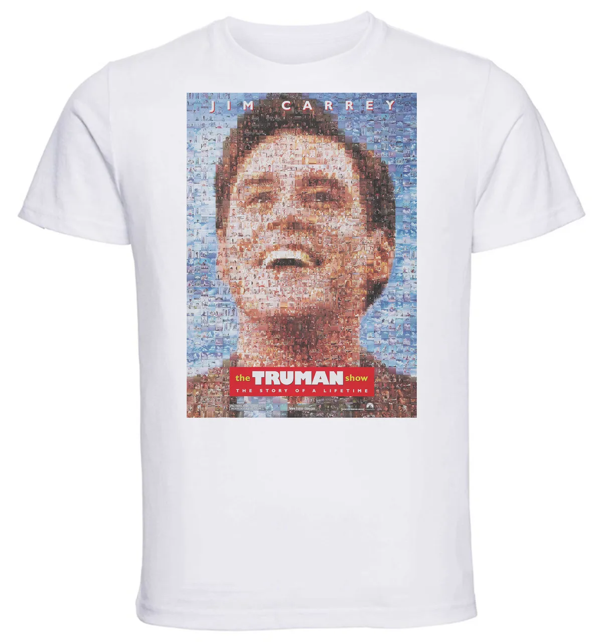 T-shirt Unisex - White - Playbill Film - The Trueman Show