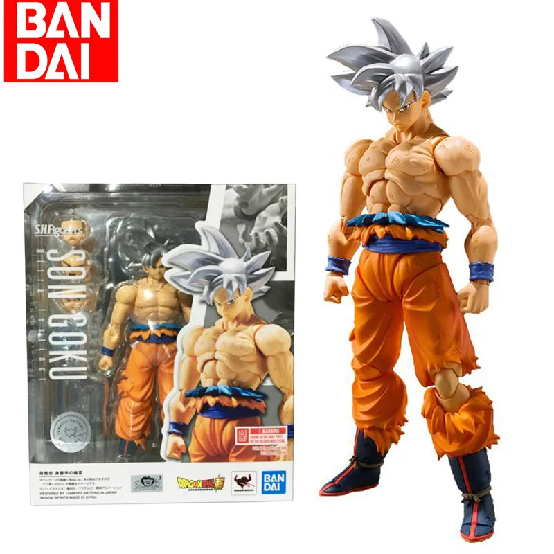 

Bandai Shf Dragon Ball Goku Ultra Instinct Anime Figure S.H.Figuarts Action Figurine Movable Collectible Model Doll Toys Gift