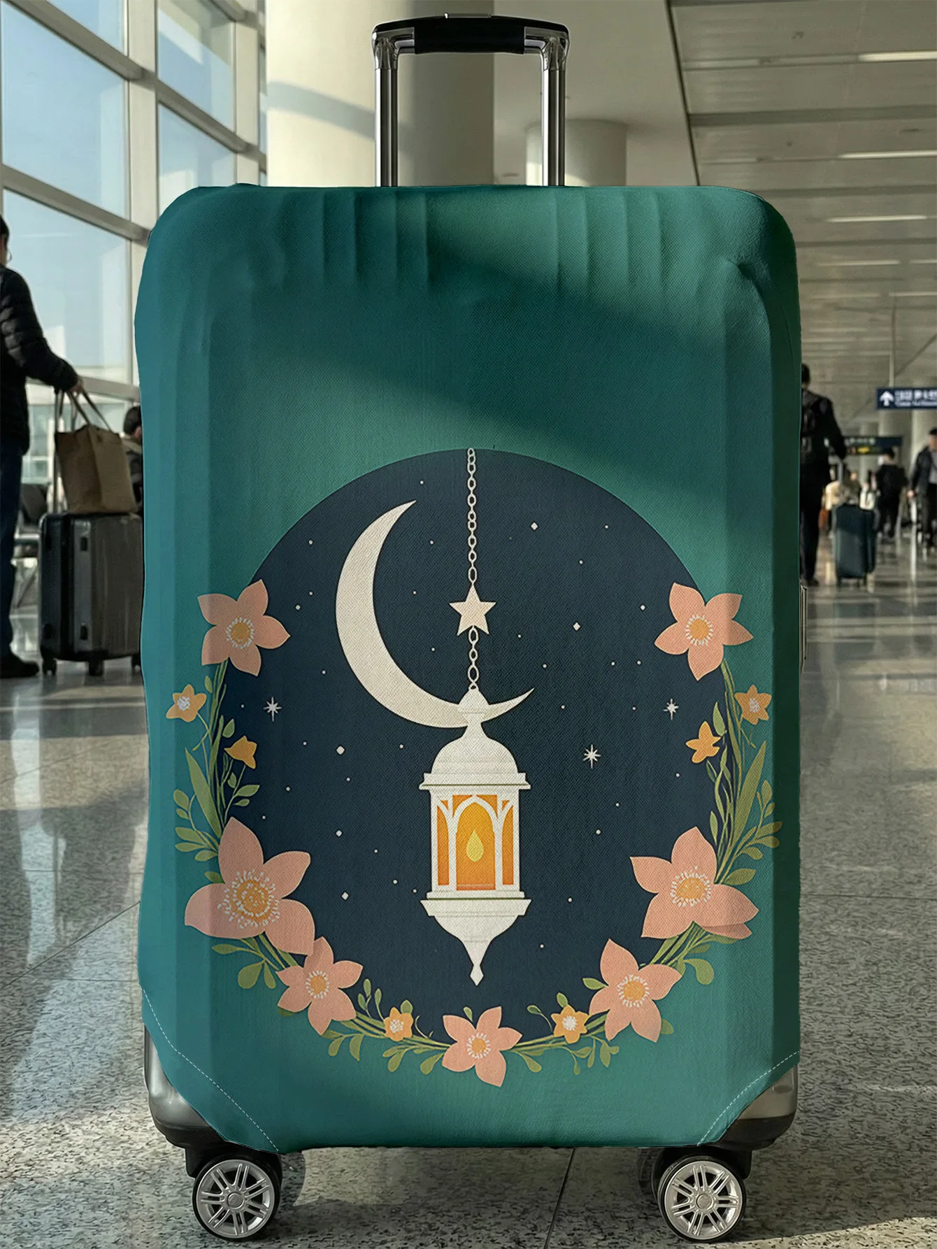 

Star and Moon Lantern Luggage Protective Cover, suitable for 18-32 inch luggage covers, luggage handle gloves, travel accessorie