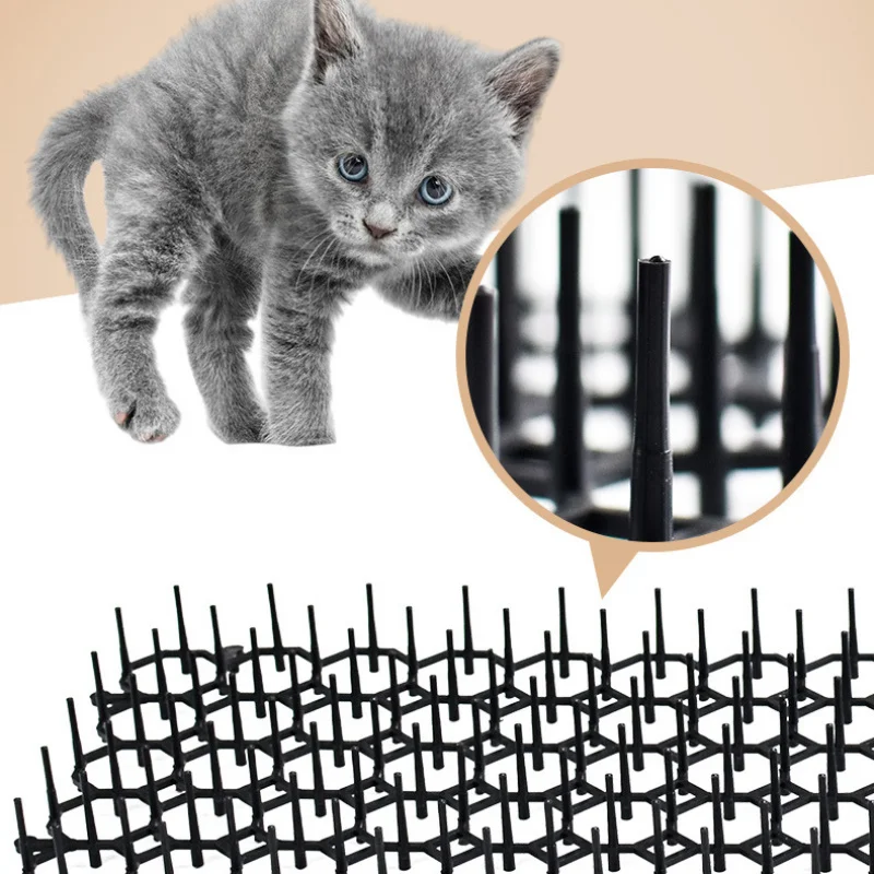 Cat Sting-Repellent Pad and Cat Protection Net Are Used for Roof Garden Sofas