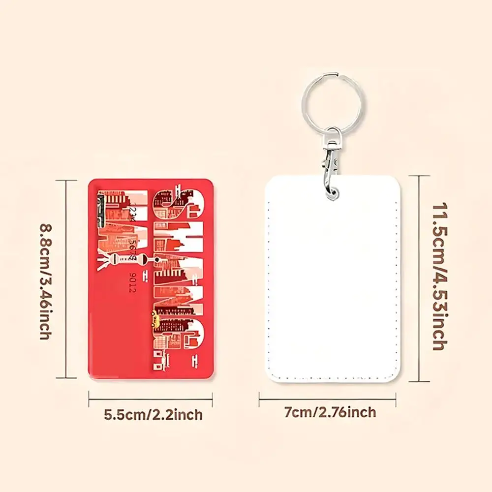Kylar The Loner DOL Degrees of Lewdity Custom Access Card Case Leather Card Holder Keychain Key Ring Transportation Card Case view 4
