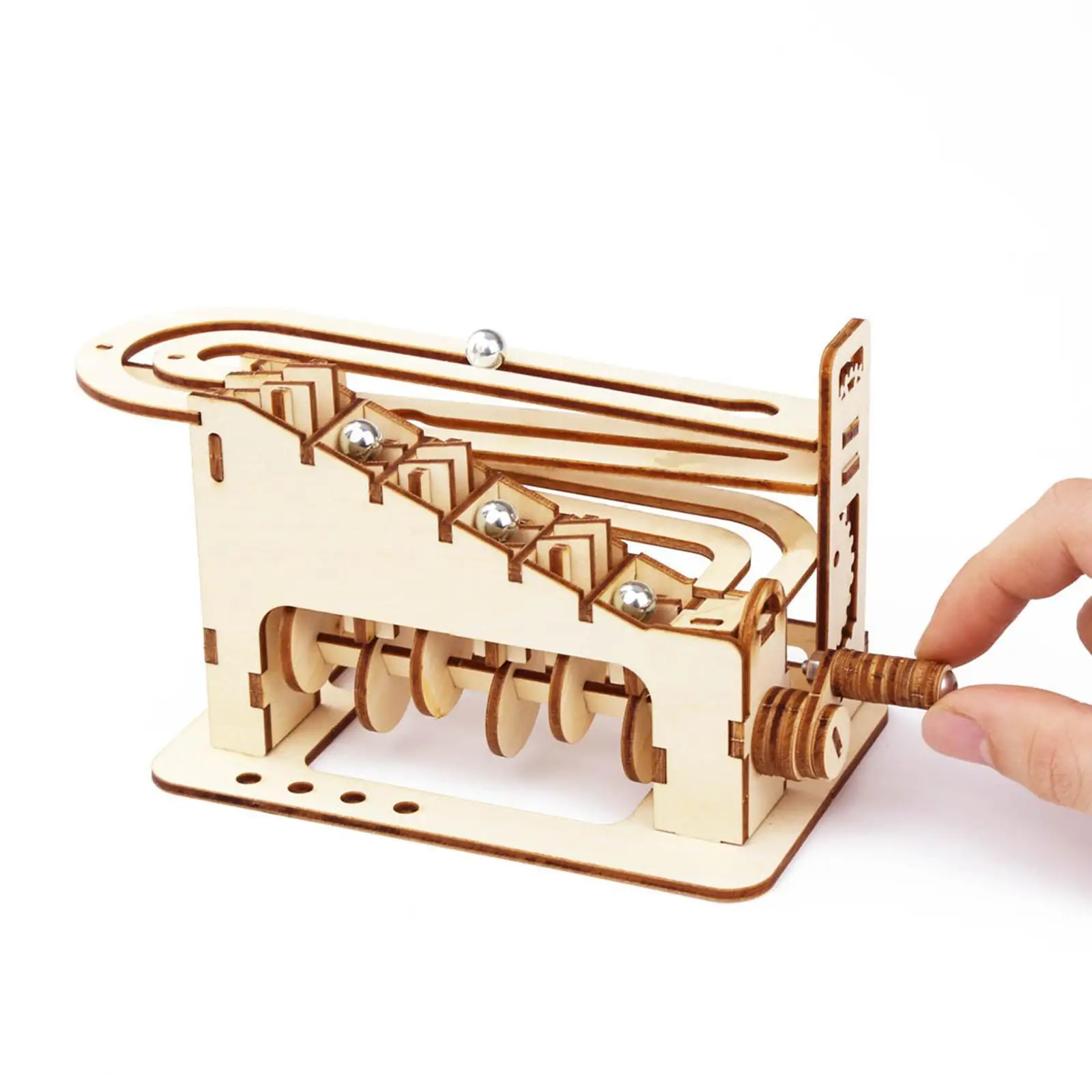 Kits de construção modelo Marble Run para adultos e crianças, 3D Wooden Puzzle, Gift Kits