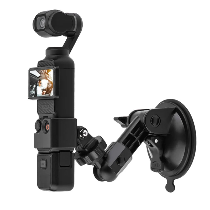 【Flash-Sale!】Suction Cup Car Mount For DJI OSMO Pocket 3 Action Camera Holder Secure Gimbal Stabilizer Car Accessories For Filmi
