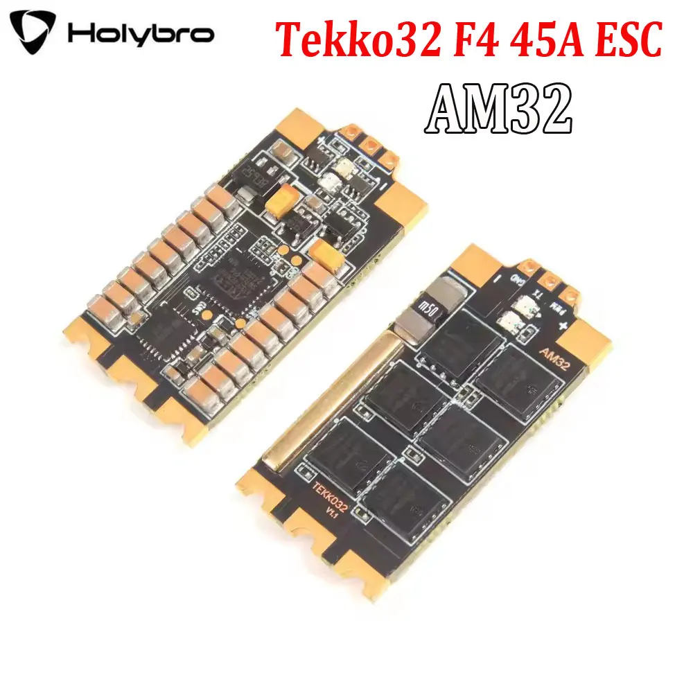 Holybro Tekko32 F4 45A Brushless ESC AM32 Bit 2-6s Dshot1200 Compatível BetaflightF3/F4 Controlador de vôo para RC FPV Drone