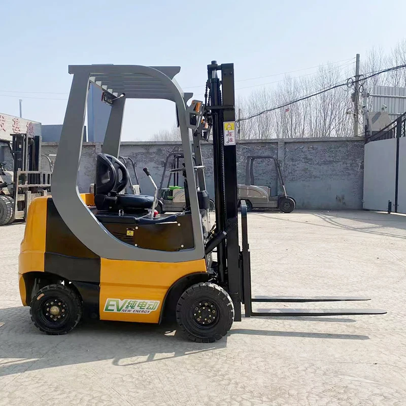 Electric Forklift With Hydraulic Lifting System Smooth Cargo Lifting Customizable Mast Height For Various Pallet Stacking Needs