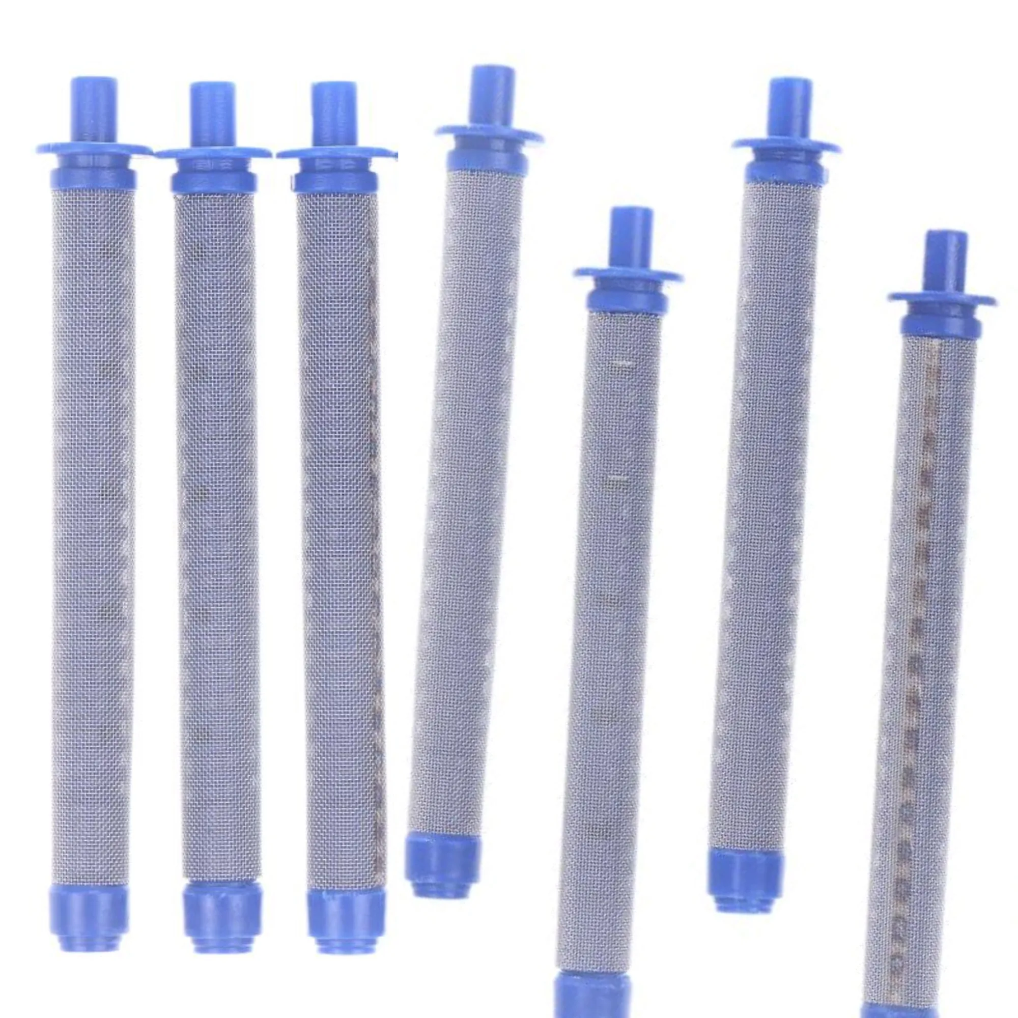 

5PCS 10cm Airless Sprayer Filters Blue Airless Spray Gun Filters 60 Mesh Replacement High Pressure Spraying Accessories