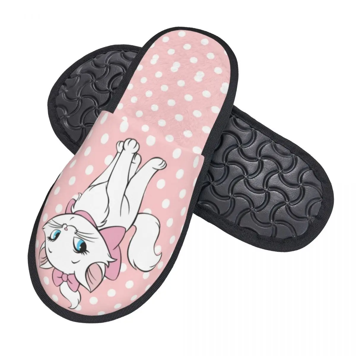 Custom Marie Dot Guest Slippers for Bathroom Women House Slipper