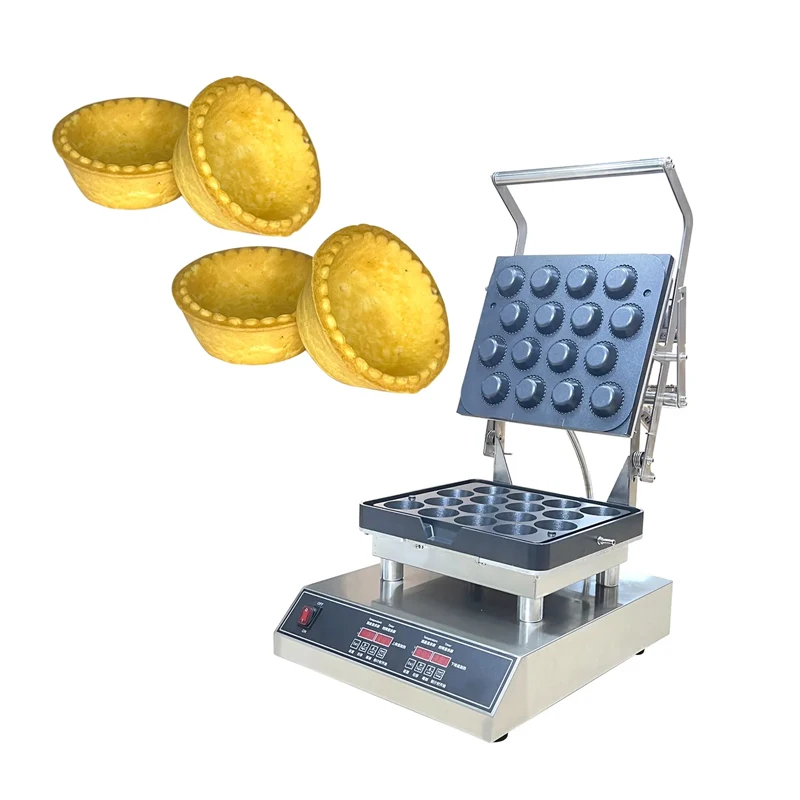 

Commercial Tartlet Shell Maker Egg Pie Press Mould Cheese Forming Egg Tart Making Tartlets Machine