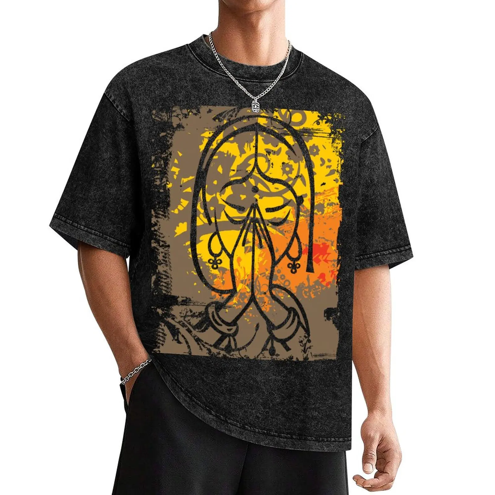 Namaste T-Shirt anime tshirt anime figures football t shirt t shirt for men