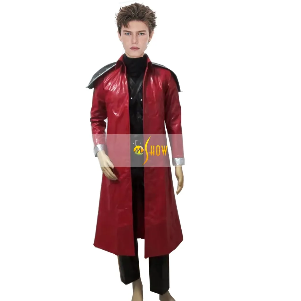 Traje de Cosplay FF7 Crisis Core Genesis Rhapsodos, traje de Carnaval de Halloween