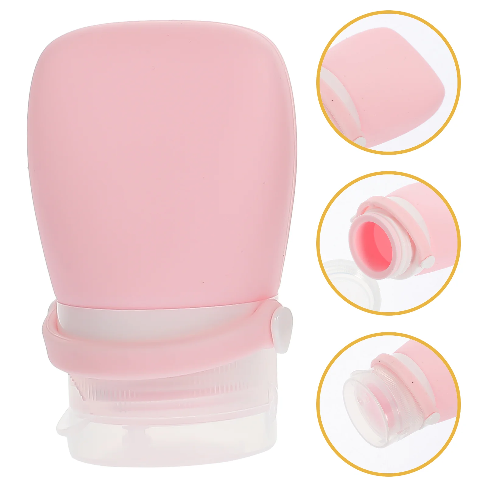 

4 Pcs Bottled Travel Shampoo Silicone Lotion Bottles Toiletries for Applicator Silica Gel Toiletry