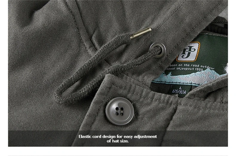 Kaltes Wetter im Freien, verdickt, winddicht, warm, für Herren, Baumwolle, gepolstert, mit Kapuze, Streetwear, modisch, lässig, Parka, Wintermantel – Detail 12