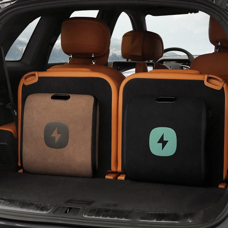 New energy vehicle charging gun storage, electric vehicle charging storage box, trunk charging cable storage bag