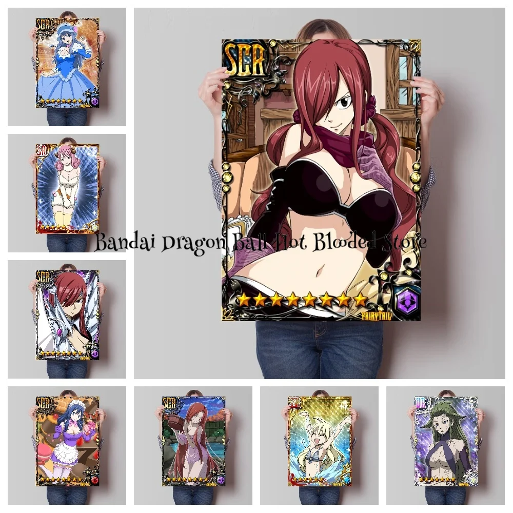 

Japanese Anime High Quality Canvas Painting Fairy Tail Poster for Home Decor Art Living Room for Bed Room HD Poster Wall