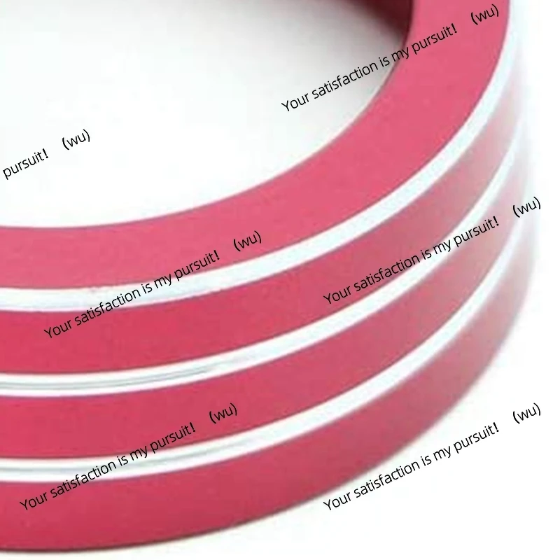 3 Pcs Red Aluminum AC Climate Control Ring Knob Covers Compatible For MK6 Golf Jetta