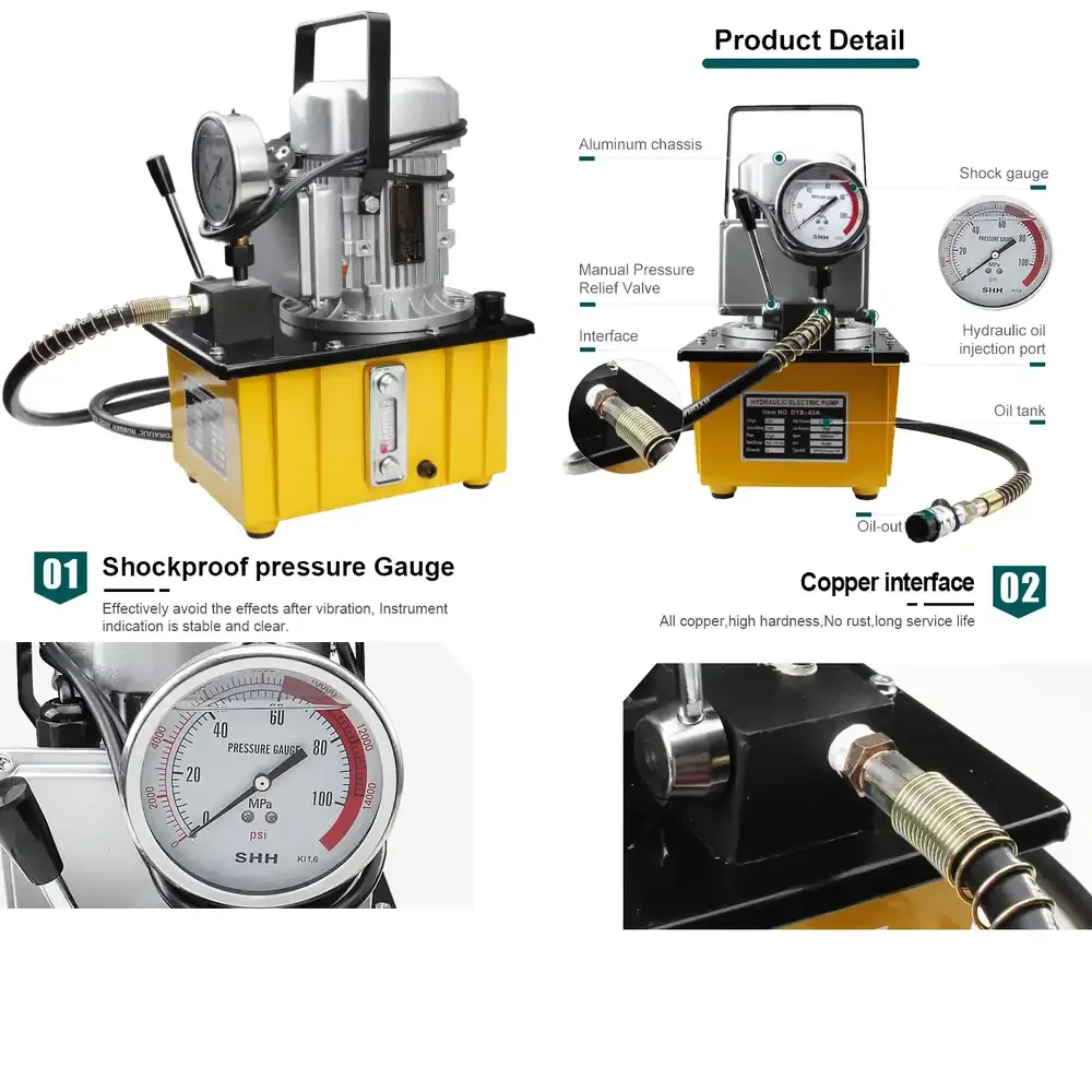 High-pressure hydraulic power unit component