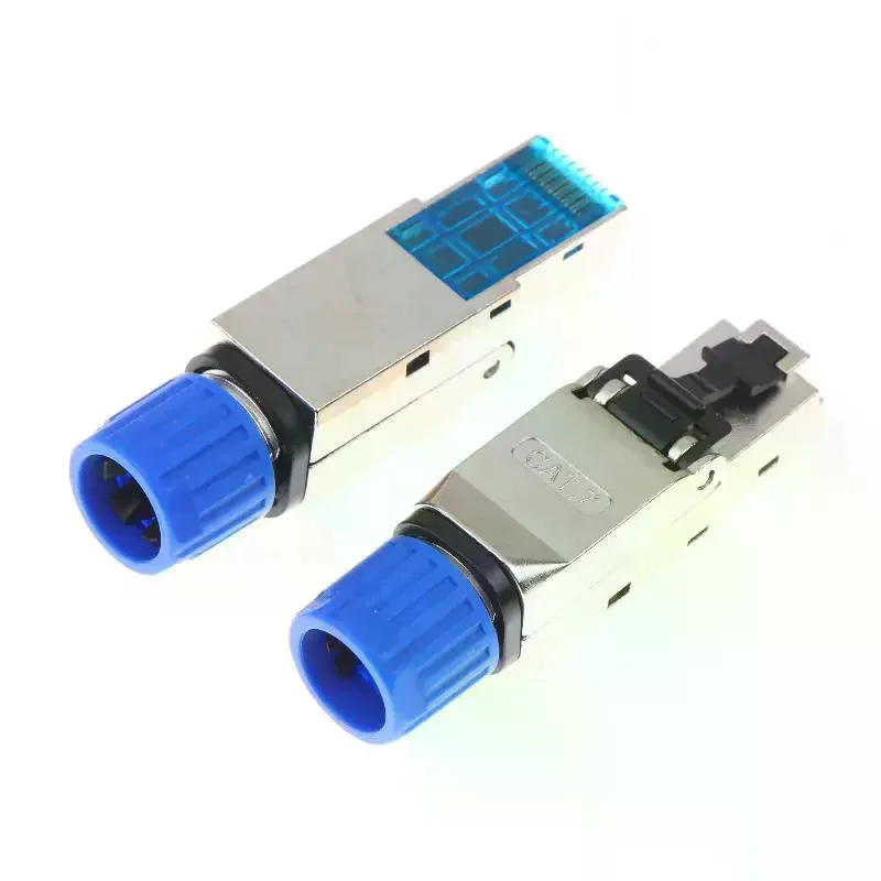 Toolless Network Cable Plug Shielded Ethernet Connector for Seamless Installation