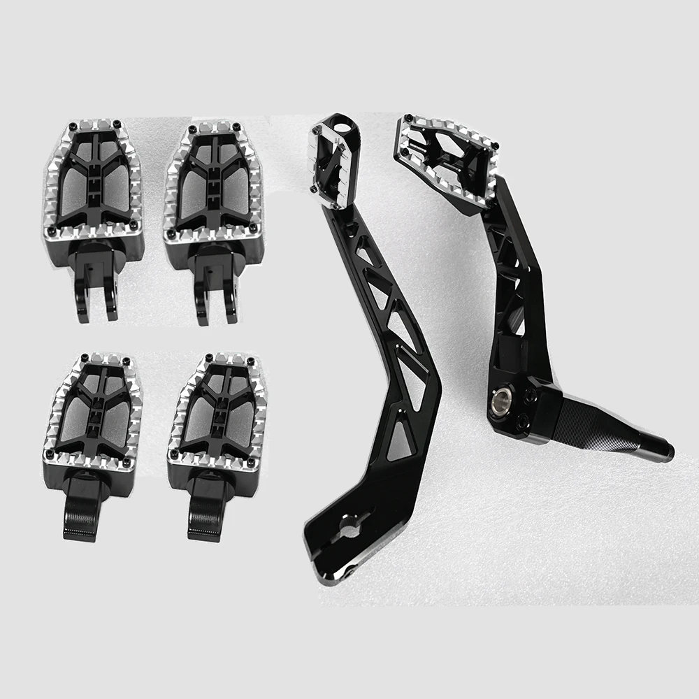 Motorcycle CNC Colored MX Style Foot Pegs Footboards Pedals Kits For HD Softail 2018+