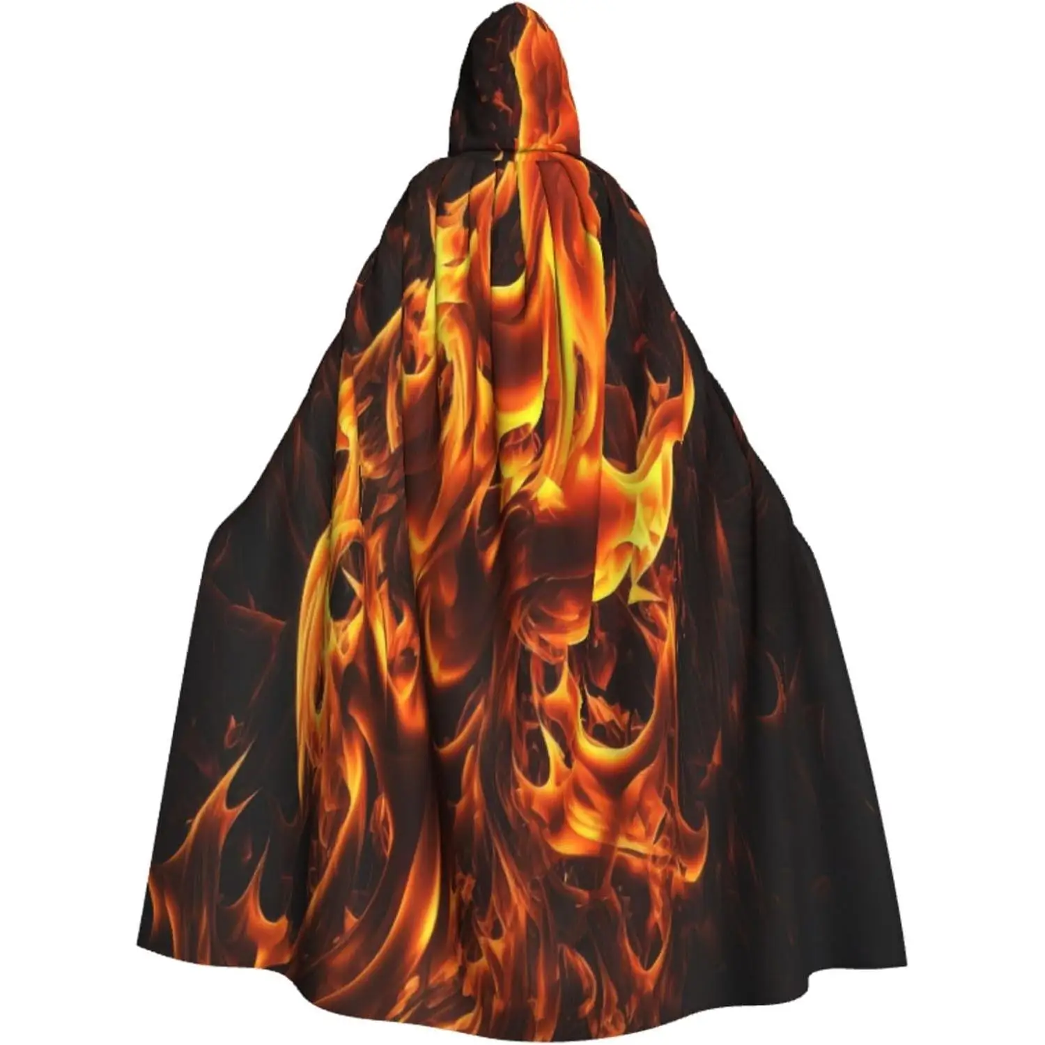 

Thanksgiving day Hooded Cloak for Women, Halloween Stage Performances Cosplay Costume Themed Party Cape