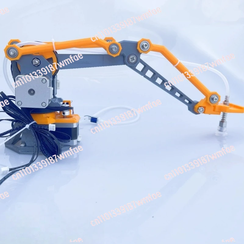 Desktop Mechanical Arm Aluminum Alloy Robot With Control Belt Limit With Suction Cup Machine Hand Play 3D Printing Stepper Motor