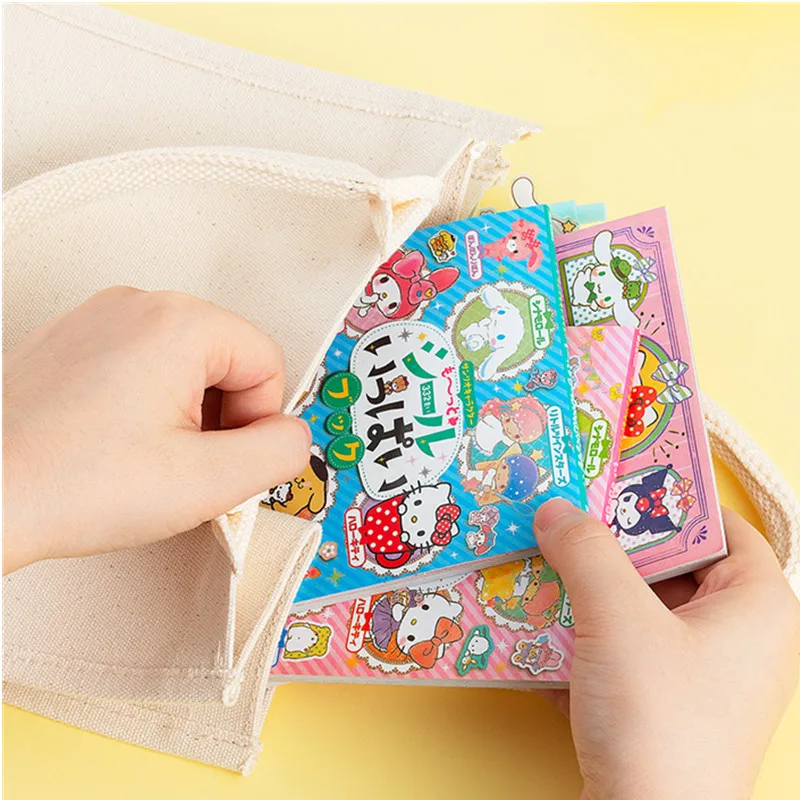 New Sanrio Sticker Book Korean Cartoon Cute Mymelody Diy Handbook Material Cute Girl Stationery Children\'s Festival Gift