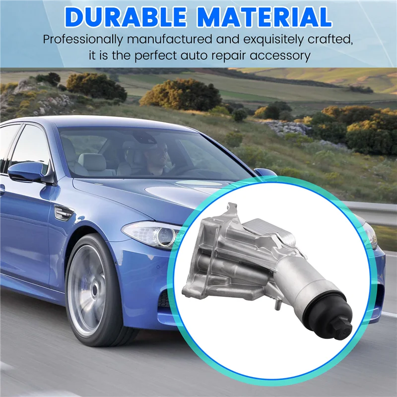 

11428576429 Car Engine Oil Cooler Oil Filter Housing For BMW 1 2 3 4 5 6 7 Series X3 X4 X5 11428586673 11428593771