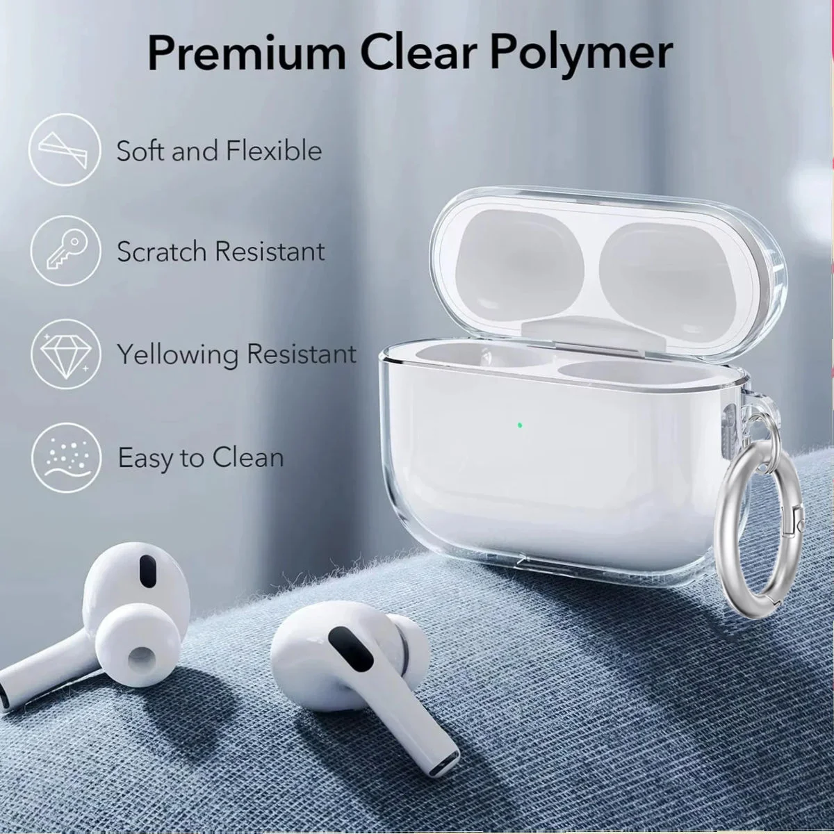 Soft Clear TPU Earphone Case For AirPods Pro 3 2025 AirPods 4 2024 Shockproof Transparent Protective Cover For AirPods Pro 2 image 5
