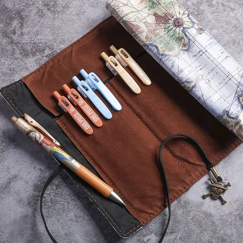 One Piece Joint New Journey Series Anime Peripheral Gel Pen Set Limited Edition Scroll Pen Case Student Push Pen Gift Box