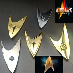Movie Star Trek Quark Spock Tuvok Badge Cosplay Props Starship Alloy Brooch Pin Party Halloween Accessories Crafts Gifts