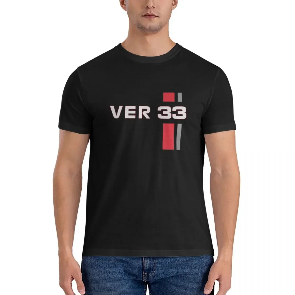 100% Cotton F1 Verstappen 33 Formula1 Car T-shirt Men Fashion Oversized T Shirt Men Round Neck Summer Shirts Tops S-6XL