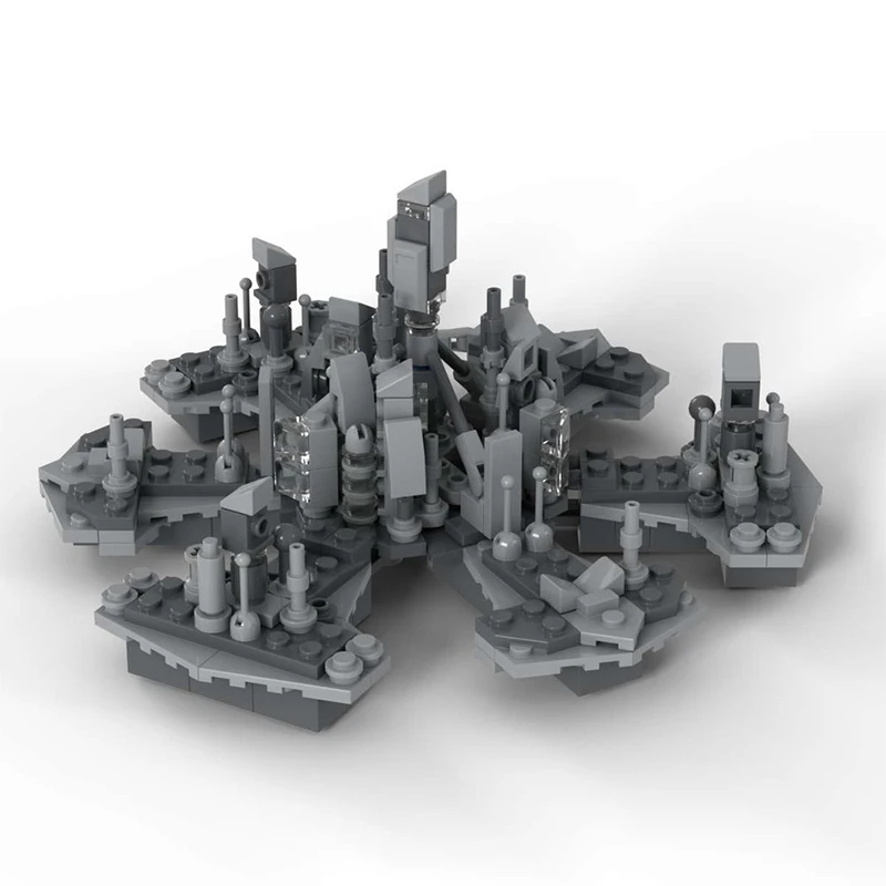Populaire filmmodel MOC-bouwstenen Mini City of Atlantis Modulaire technologie Geschenken Vakantie Monteer kinderspeelgoedpak