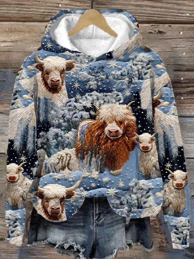 Mode vache Animal 3D impression sweats à capuche femmes sweat à capuche décontracté surdimensionné pull Y2K sweats à capuche hauts unisexe manteau vêtements