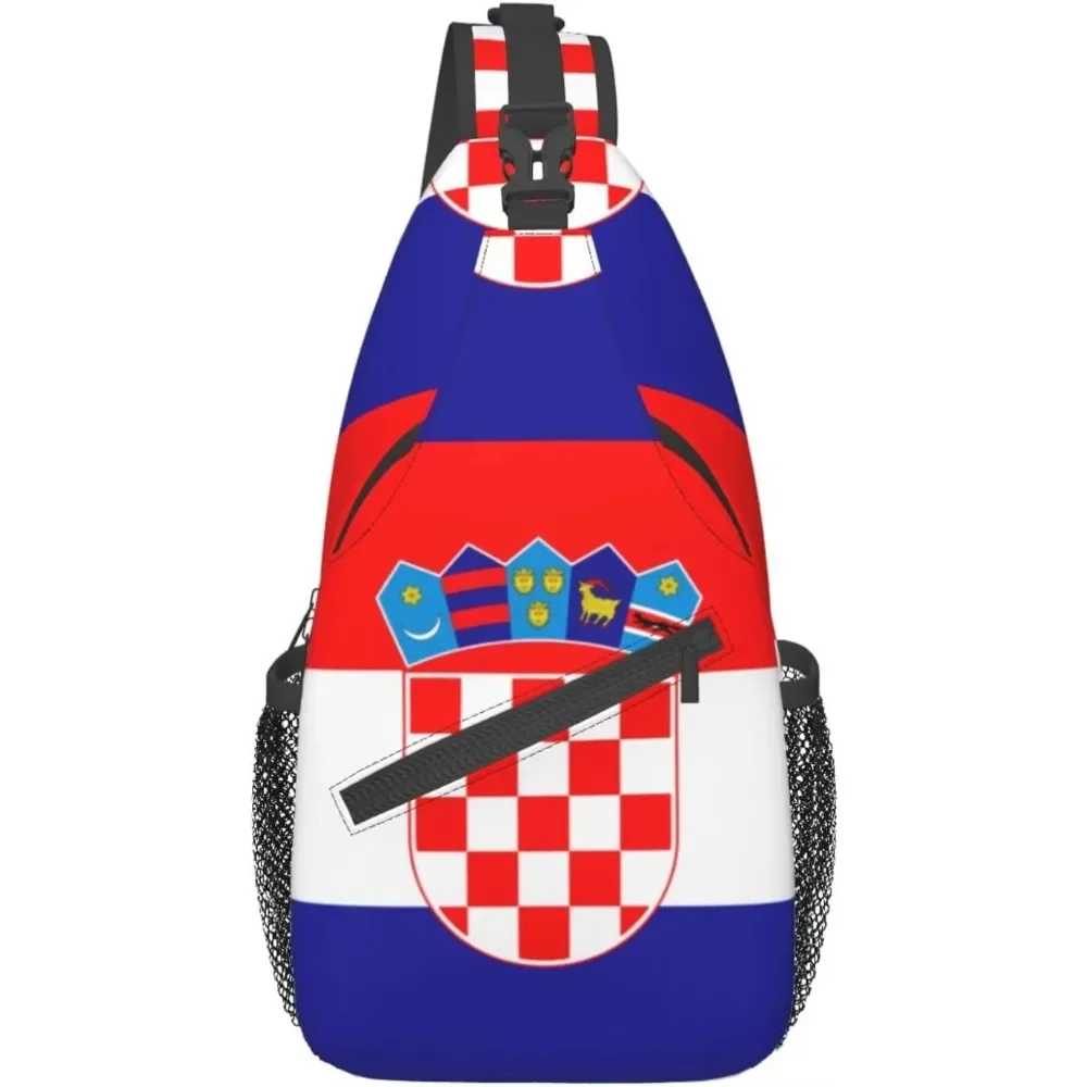 

Рюкзаки для пешего туризма с флагом Хорватии, рюкзак через плечо для мужчин и женщин, для езды на велосипеде, пешего туризма, путешествий